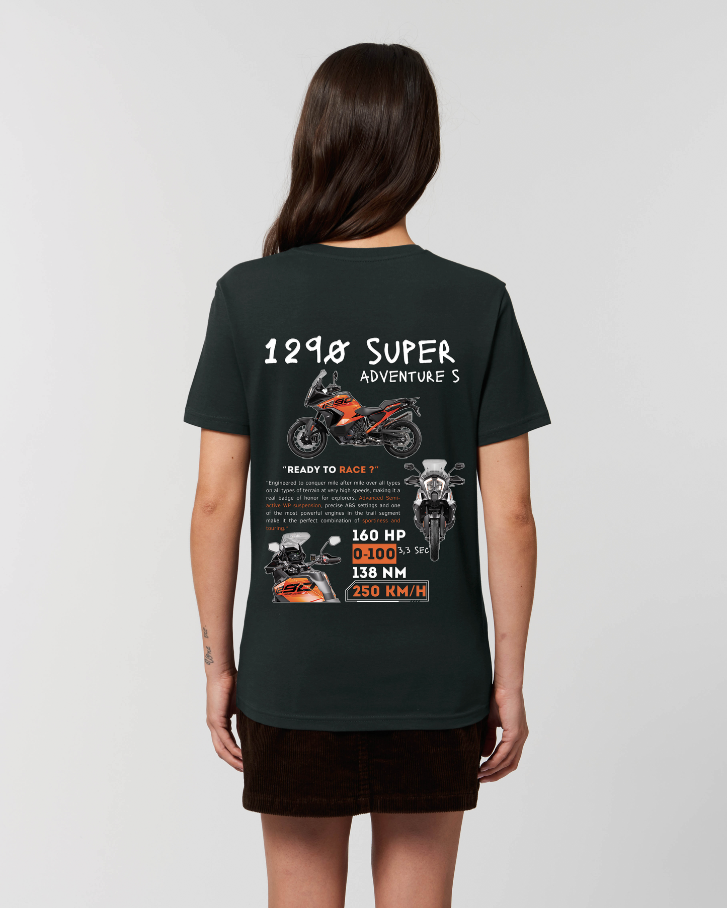 T-shirt bio Premium "1290 SUPER ADV S" Unisexe Dark alternative (+ de couleurs)