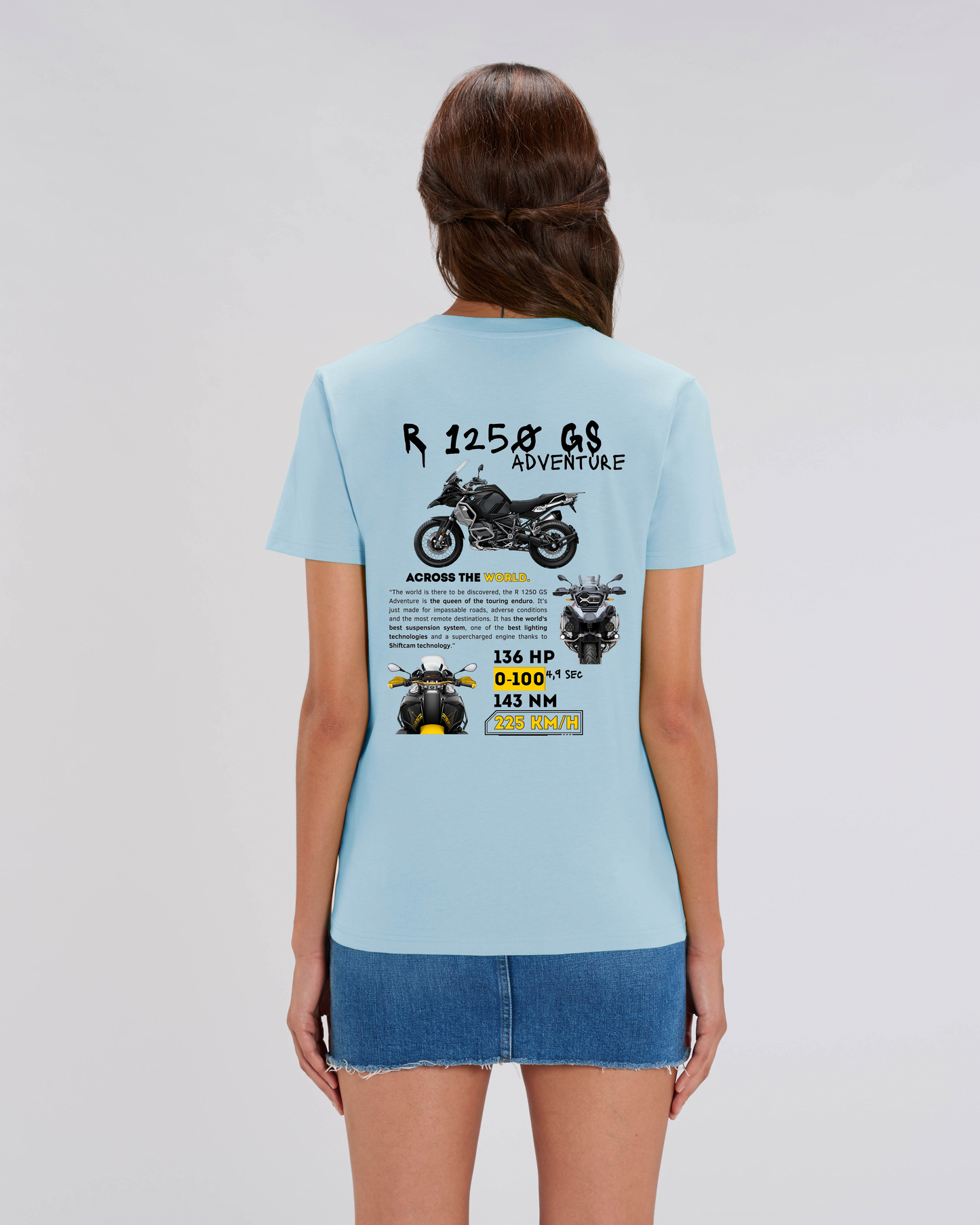 T-shirt bio premium "R1250 GSA" Unisexe (+ de couleurs)