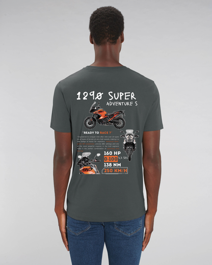 T-shirt bio Premium "1290 SUPER ADV S" Unisexe Dark alternative (+ de couleurs)