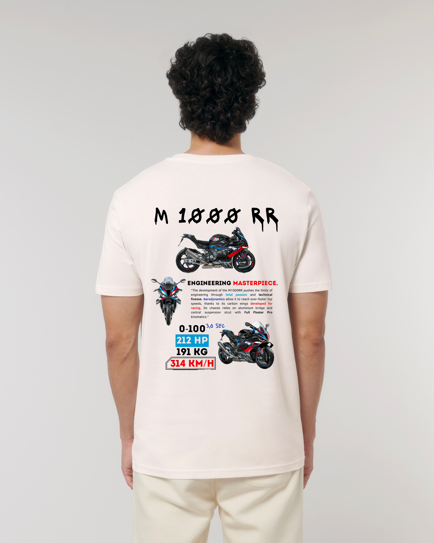 T-shirt bio Premium "M1000RR" Unisexe (+ de couleurs)