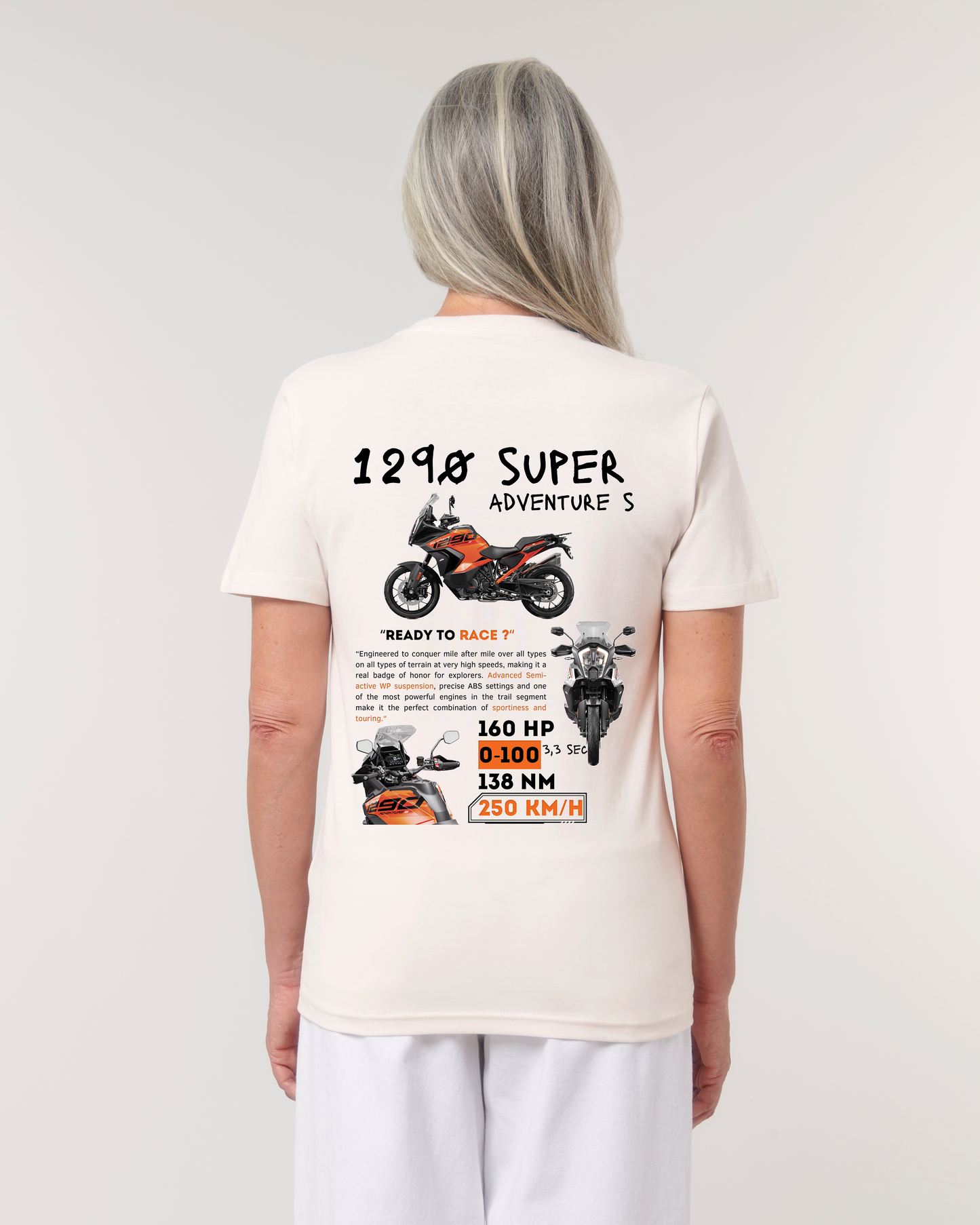 T-shirt bio premium "1290 SUPER ADV S" Unisexe (+ de couleurs)